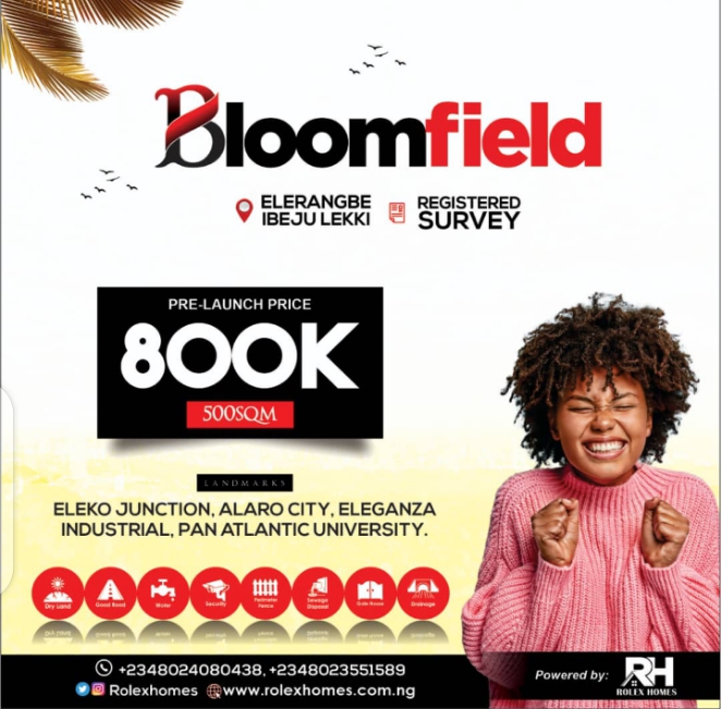 Not all Lands in Lagos are expensive, try Rolex homes